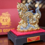 Kim Long Thịnh Vượng men rạn vẽ vàng nhỏ