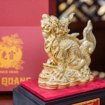 Kim Long Thịnh Vượng men hoàng thổ vẽ vàng nhỏ