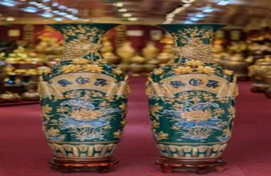 Lọ Lộc bình Họa tiết Phúc lộc thọ